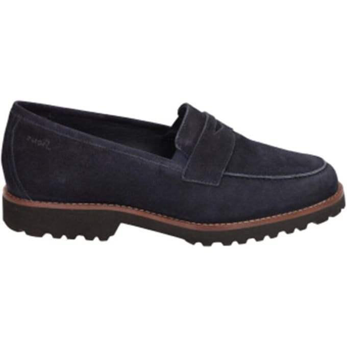Sioux - MEREDITH-709-H - Instappers - Kleur: Blauw - Maat: 39
