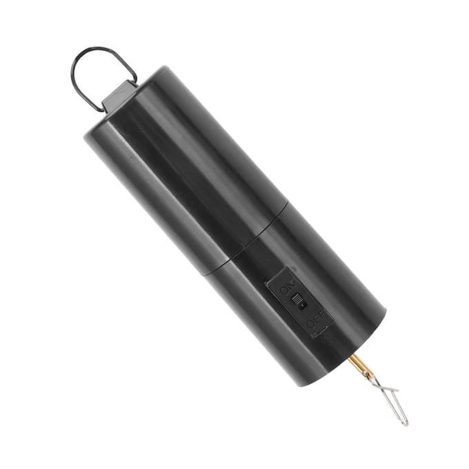 Op batterijen werkende hangende display windspinnermotor, hangende zwarte roterende motor voor windspinner