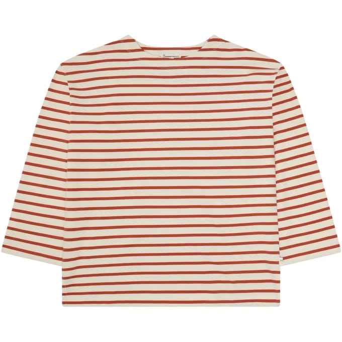 Dames-T-shirt met lange mouwen KnowledgeCotton Apparel