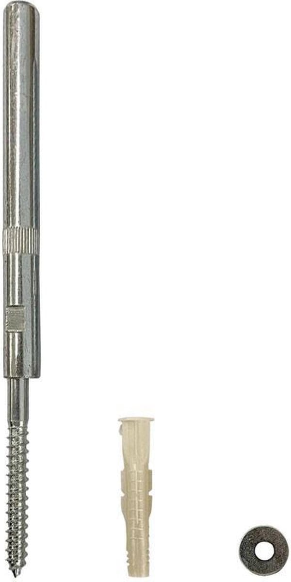 FLE - Plankdrager pin voor blinde bevestiging lengte 12 cm met draagvermogen van 85 kg