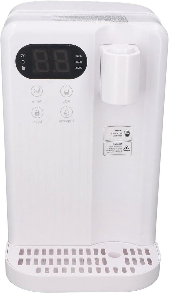 Heetwater Dispenser - Waterkoker - Snel Water Verwarmen - Instelbare Temperatuur - 3 Liter - Wit