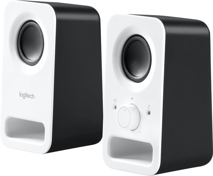 Logitech Z150 2.0 PC-luidsprekers Kabelgebonden 3 W Wit