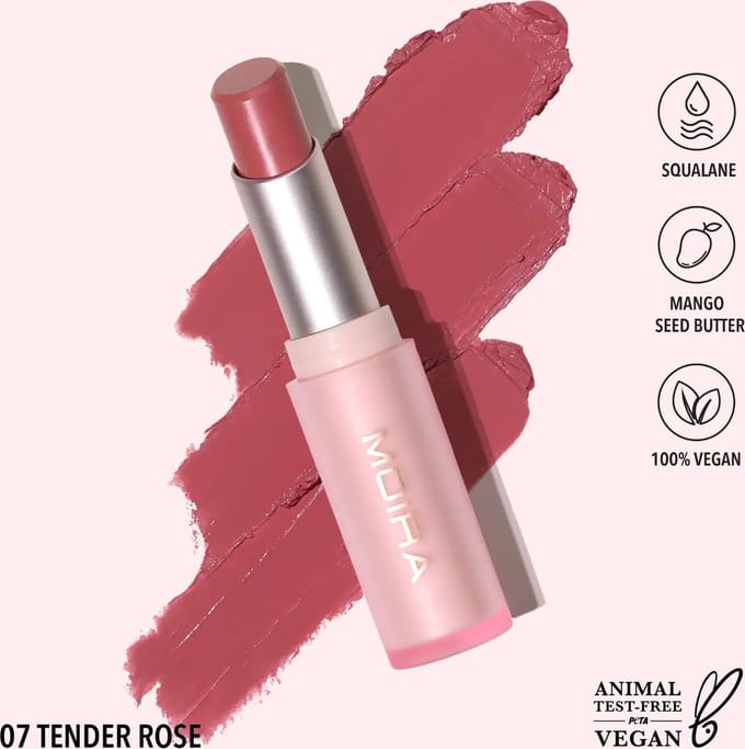 Moira Signature Lipstick 007 Tender Rose