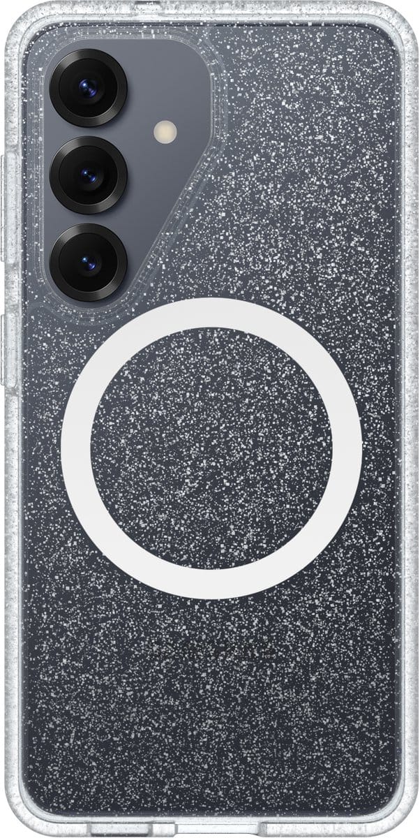OtterBox React Hoesje Geschikt voor Samsung Galaxy S26 | Compatibel met MagSafe / Qi2 | Back Cover Glitter Transparant