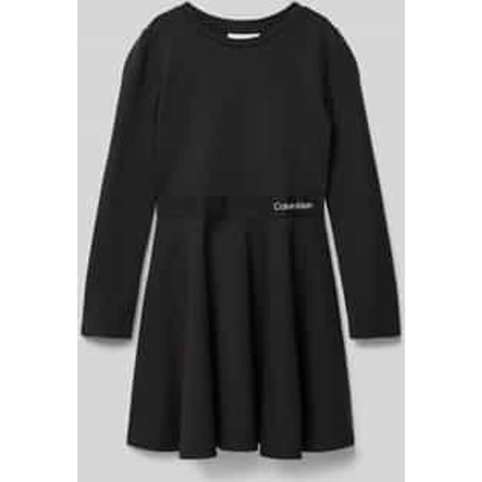 Jurk met labelprint