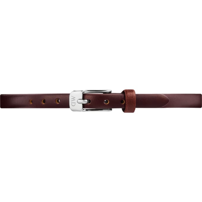 Daniel Wellington DW Strap Leather 6mm Silver