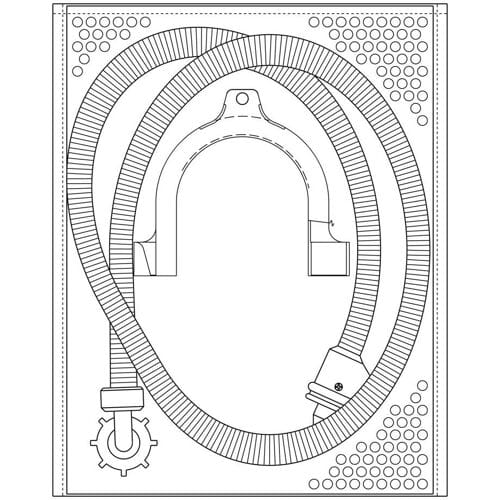 AEG toevoerslang, aqua-control, L=1500mm 1326096318