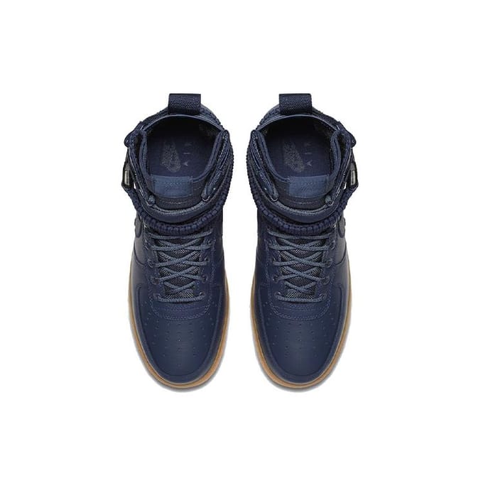 Nike Sf Air Force 1 High Navy Gum 864024-400 44 black