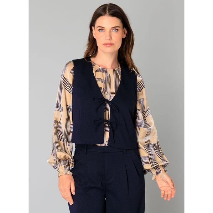 YEST Babette Cover ups - Dark Navy - maat 38