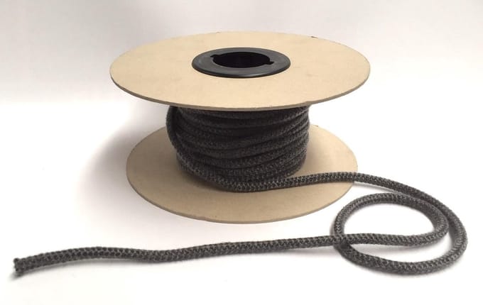 Kachelkoord rond - diameter 6mm - 1 meter - glasvezelkoord