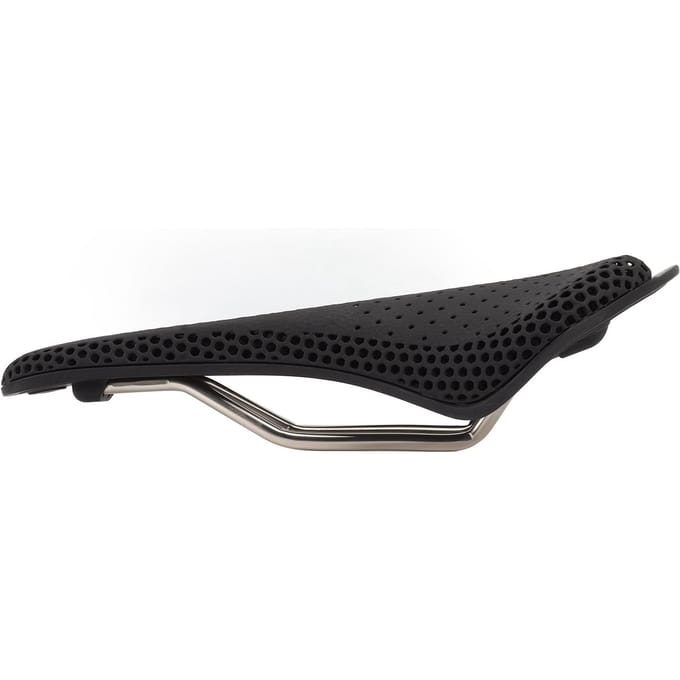 Coussin de Vélo Impression 3D Arceau en Acier Chrome Molybdène Creux Léger Housse de Siège de Vélo pour Route black