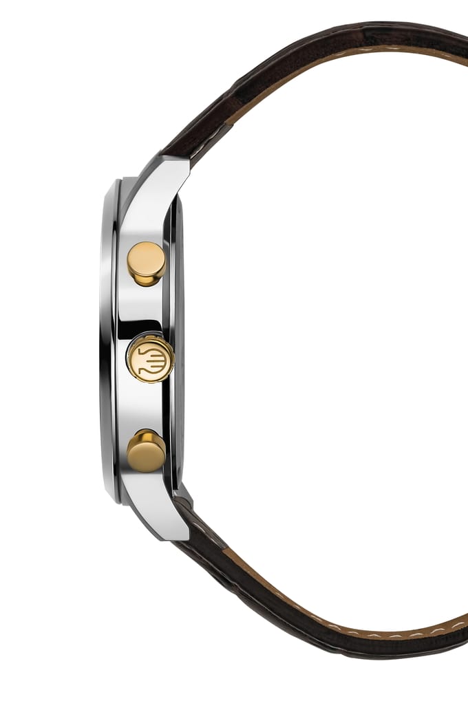 Orphelia Tempo OR81801 Horloge - Leer - Bruin - Ø 43 mm