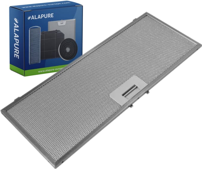 Metaalfilter voor Whirlpool 481248058314 458x175x8mm