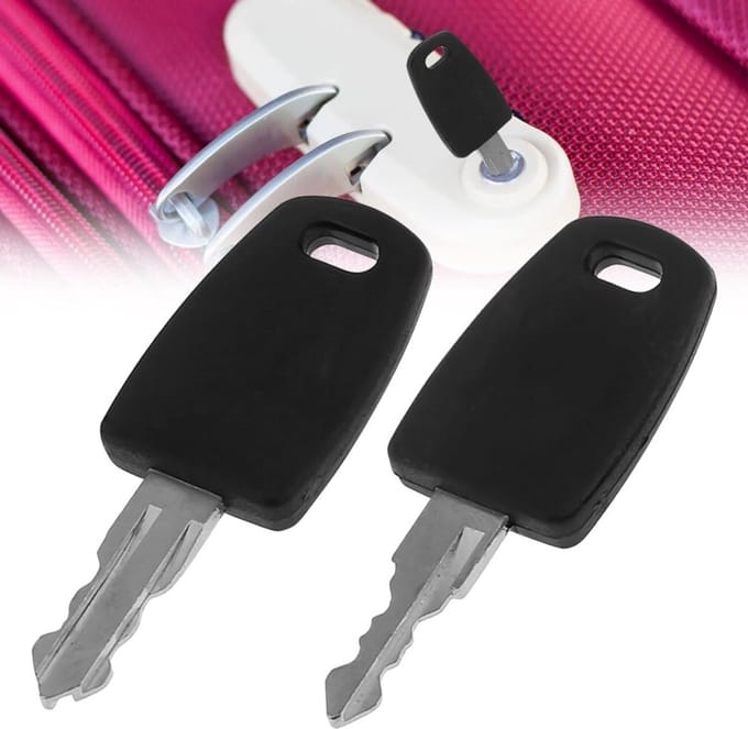 Multi-functionele TSA-sleutels voor bagage en koffers - 2 stuks, ideaal voor veiligheid en gemak