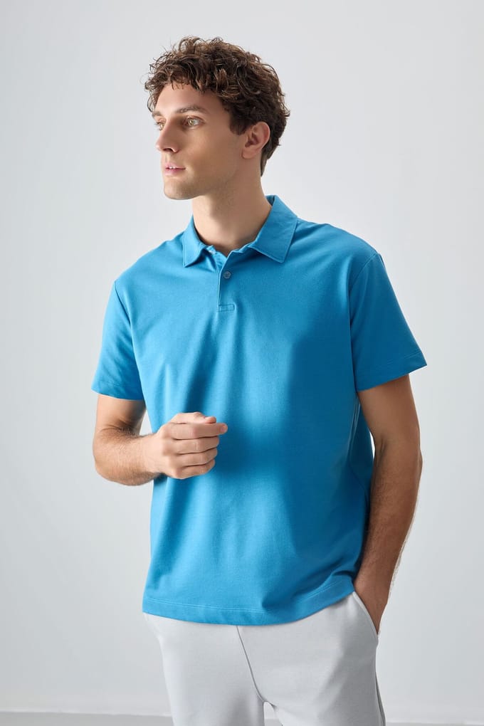 Oversized Polokraag T-shirt