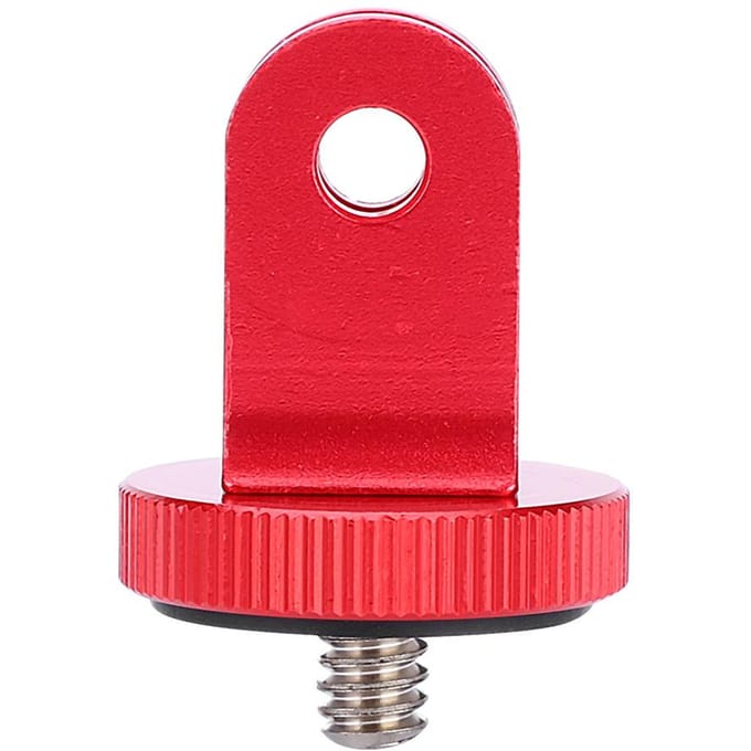 14 Mini Statief Mount Adapter Video Actiecamera Accessoire Aluminiumlegering (Rood) rood