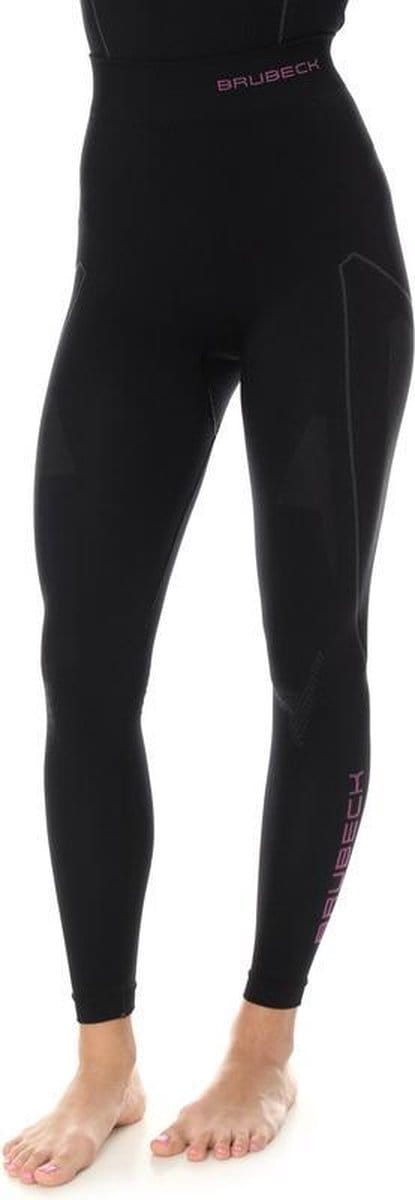 Brubeck Dames Thermobroek - met Nilit® Innergy - Zwart/Roze - M