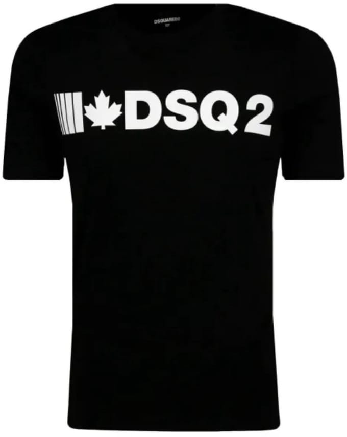 Dsquared2 T-shirt met logoprint - Zwart - Maat 140