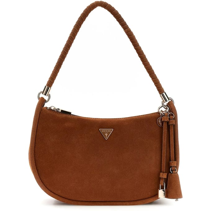 GUESS schoudertas Danya Hobo Shoulder Bag Cognac bruine
