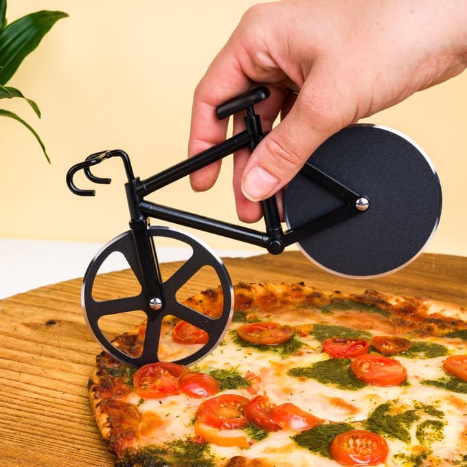 Pizzasnijder fiets - 2 stuks