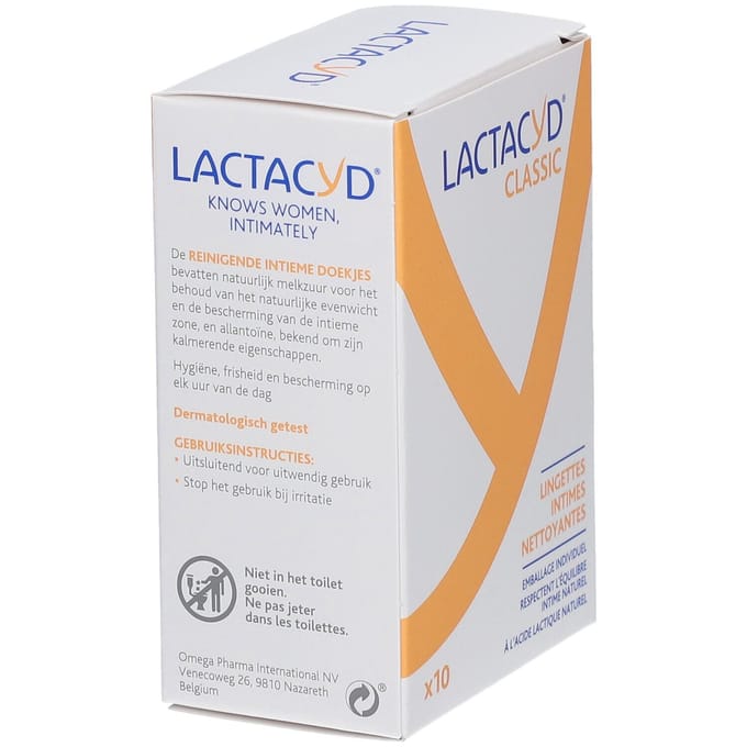 Lactacyd® Classic Reinigende Intieme Doekjes 10