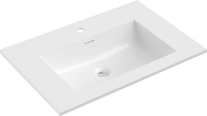 Mexen Otis ingebouwde wastafel 71 x 46,5 cm, wit glans - 25187000