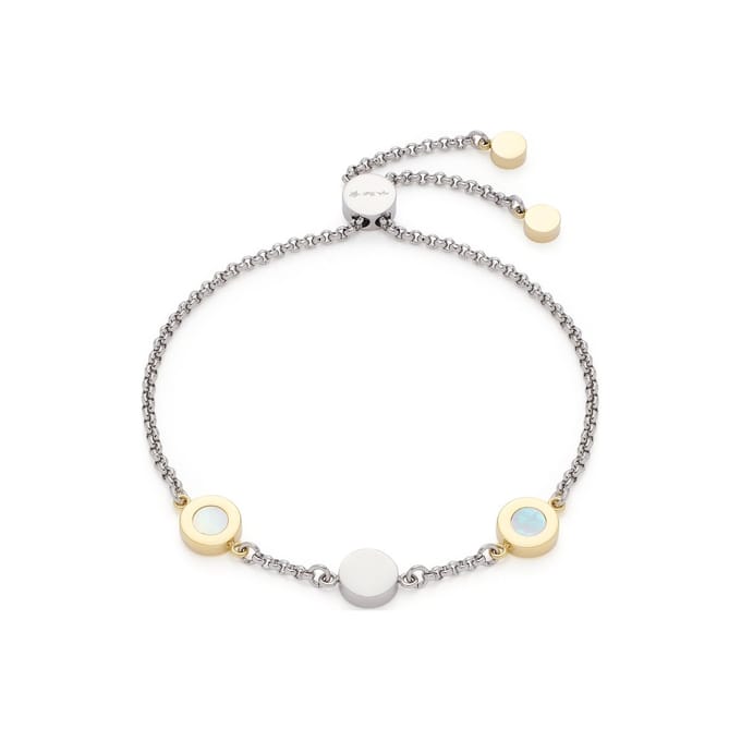 Leonardo Dames-Armband Roestvrijstaal Parelmoer One Size 88248414