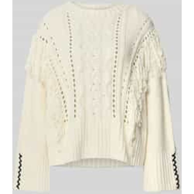 Regular fit gebreide pullover van katoenmix, model 'FITTO'