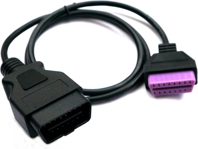 OBD2 Verlengkabels 16-Pins Diagnose-interface Auto Kabel 1 Meter
