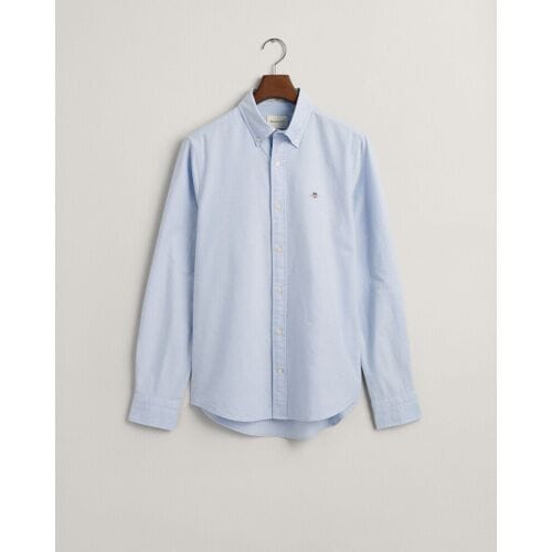 Gant Overhemd Oxford Slim Uni Button Down Licht Blauw / male