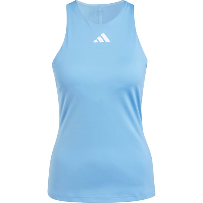 adidas Y-Tanktop Dames-Lichtblauw,Wit