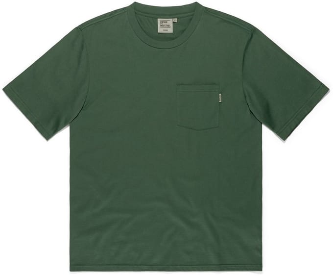 Vintage Industries Gray Pocket T-shirt Drab L