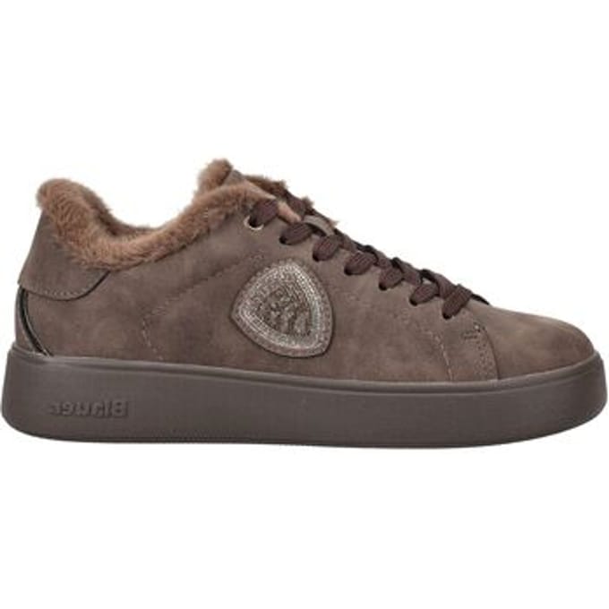 Blauer dames sneaker Victory donkerbruin