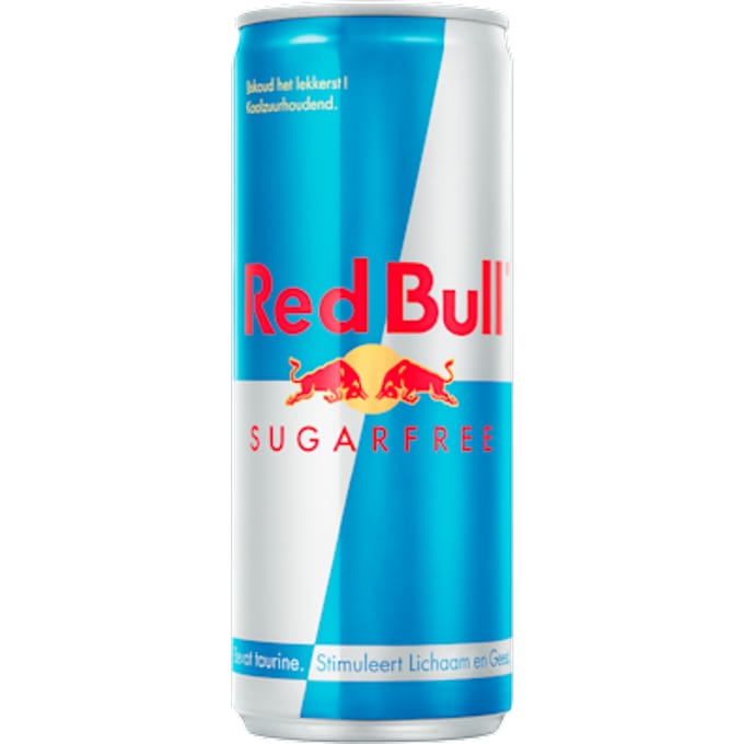 Energiedrank Red Bull sugarfree blik 250 ml
