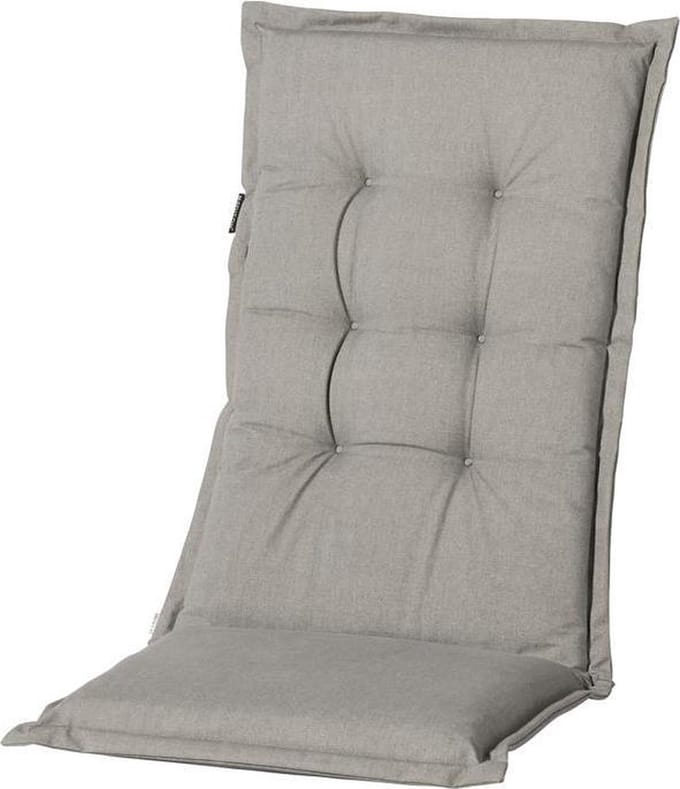 Madison - Tuinkussen - Universeel - Hoge Rug - Oxford Light Grey - 123x50cm - Grijs