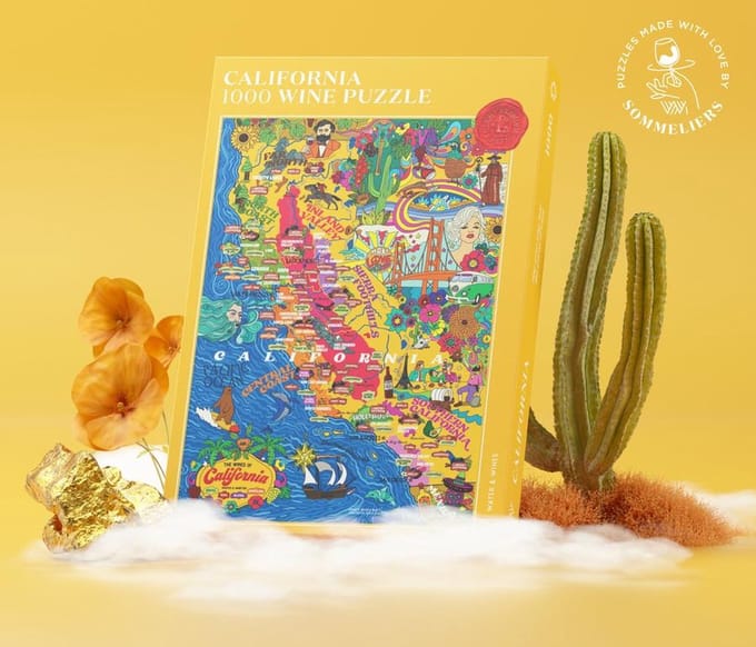 Water & Wines - Wijnpuzzel - Californië