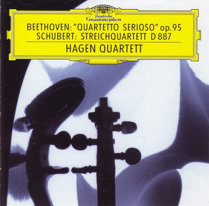 Beethoven / Schubert, Hagen Quartett ‎– "Quartetto Serioso" Op. 95 / Streichquartett D 887