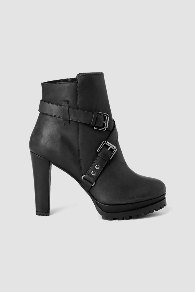 AllSaints Aden Boot Black Maat: 7 | Laarzen Outlet | Dames | Zwart