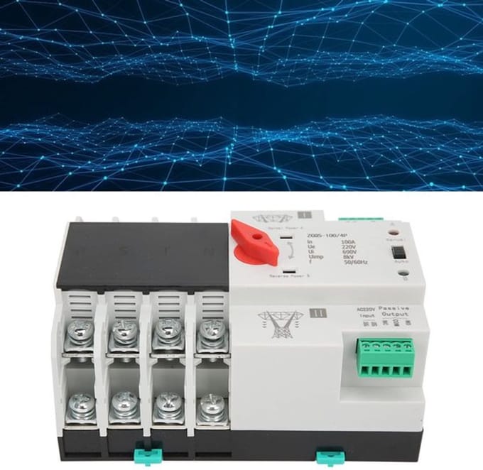 Allecto - Automatische Omschakelaar - Dual Power - 220V