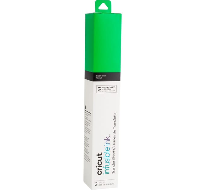 Cricut Uni transferblad "Infusible Ink", 30,5 x 30,5 cm - Bright Green