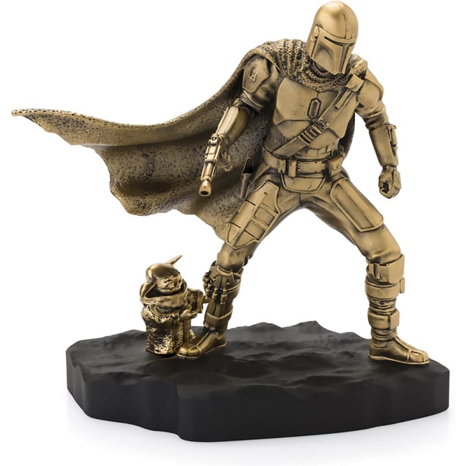 Royal Selangor Star Wars Limited Edition Gilt Mandalorian Figurine
