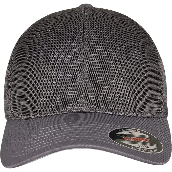Flexfit - YP CLASSICS 360 OMNIMESH CAP charcoal one size Pet - Grijs
