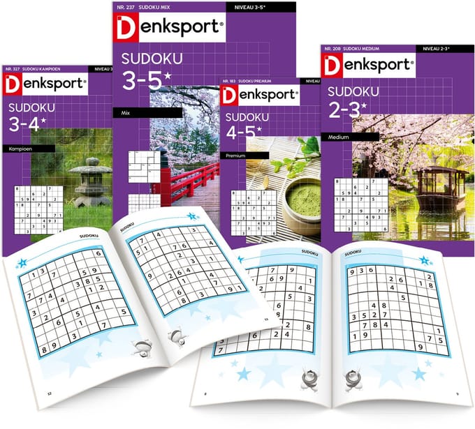 Denksport Sudoku puzzelboek pakket nr. 11