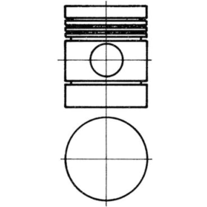 Reparatieset, zuiger/cilindervoering KOLBENSCHMIDT 91130971