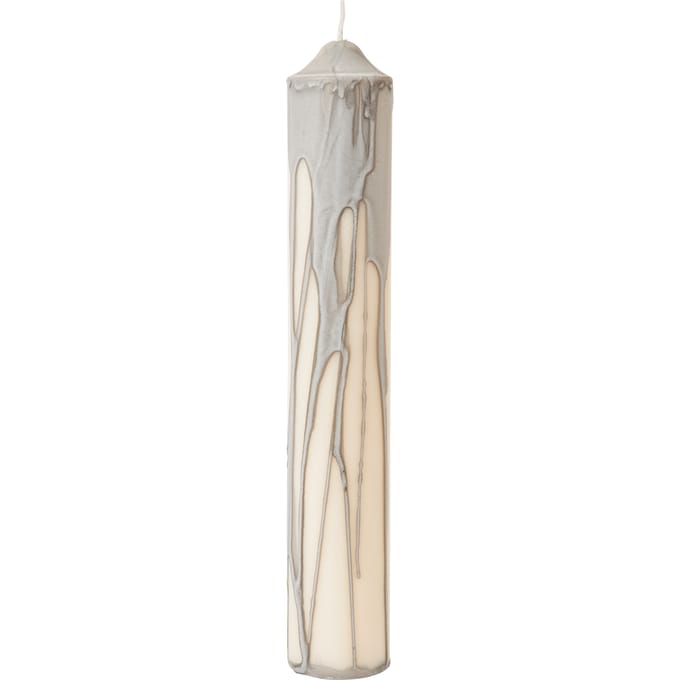 Ferm Living Dryp stompkaars - warm grijs - Hoogte 30 cm