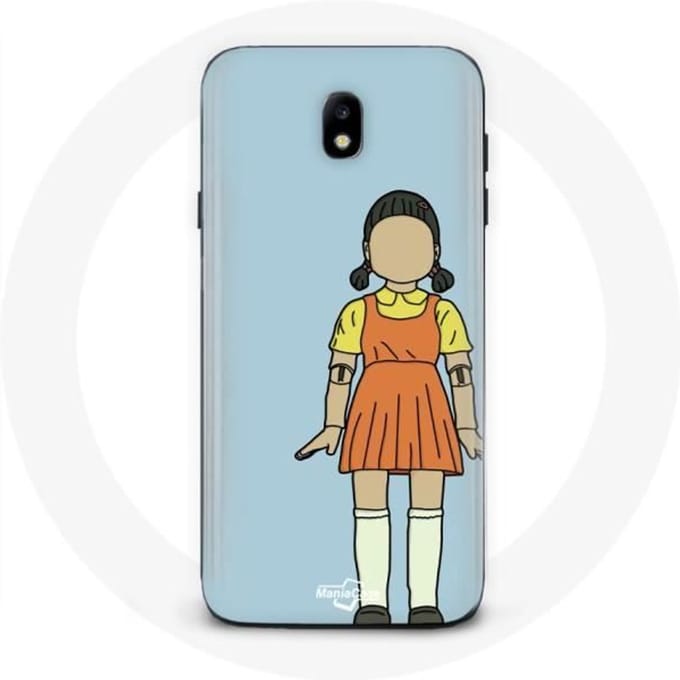 Coque Samsung Galaxy J3 2017 Squid game la poupée géante de jeu