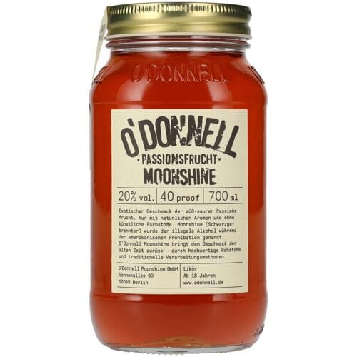 O'Donnell Moonshine PASSIONSFRUCHT Likör 20% Vol. 0,7l