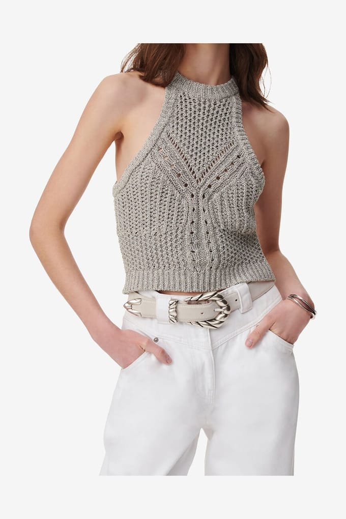 IRO Paris Firoza Pullover Grey/black Taglia: M | Canottiere Outlet | Donna | Grigio