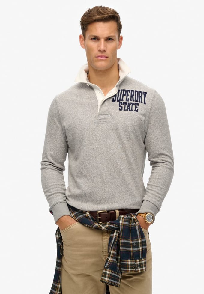 Superdry - Athletic rugby top - Heren - Tops