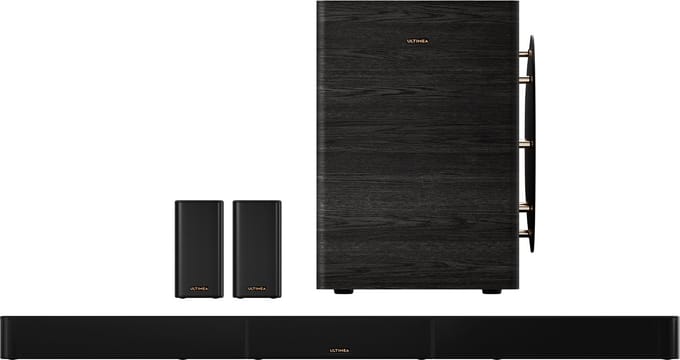 ULTIMEA Skywave Serie - 7.1.4 Systeem met Dolby Atmos Soundbar Zwart